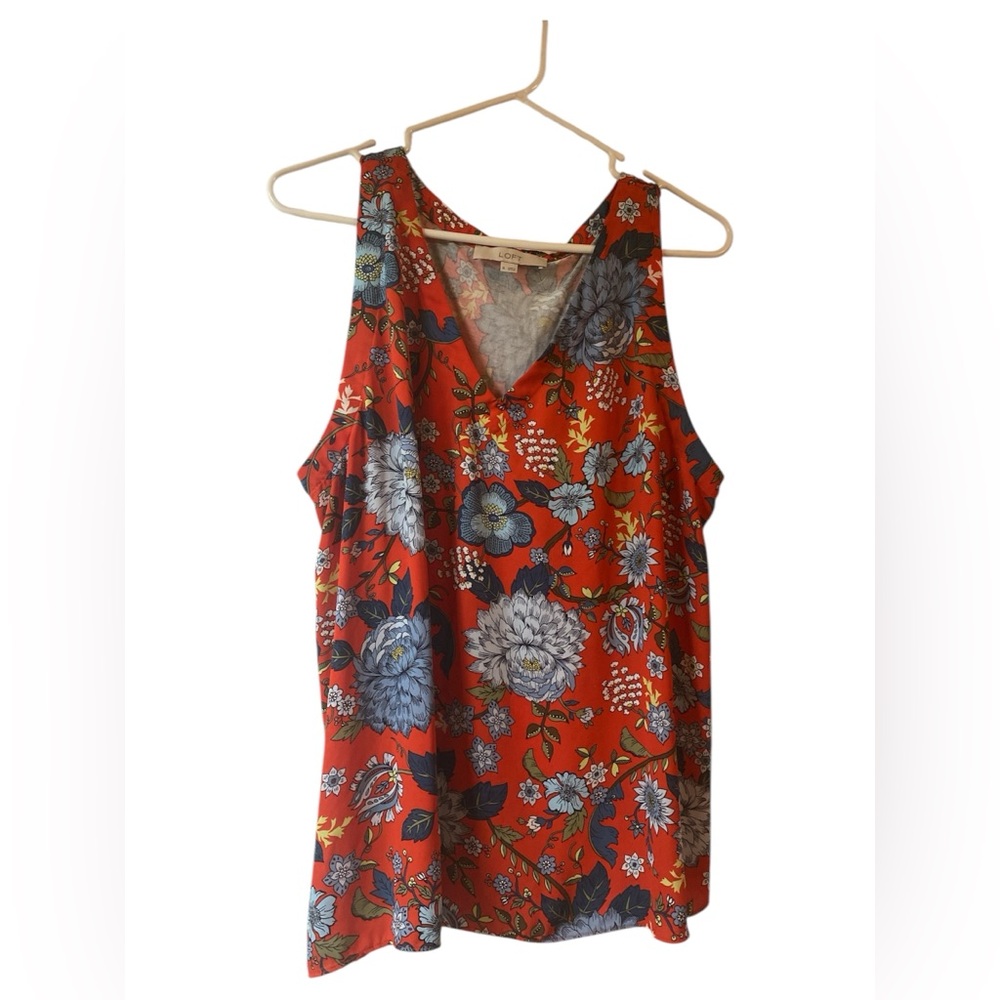 Loft Sleeveless Blouse EUC